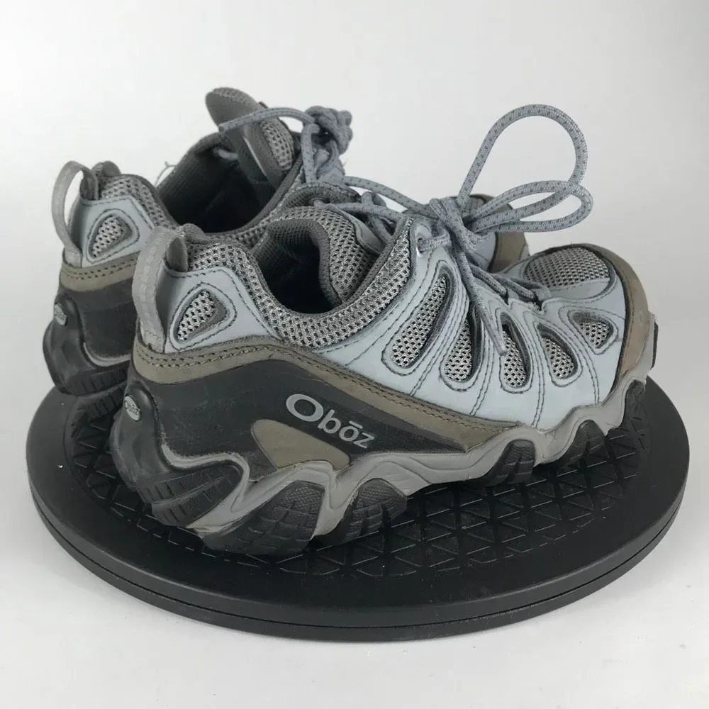 Oboz Low Top Hiking Boots Low Top Gray/Blue Women’s Size 8.5 - Picture 5 of 12